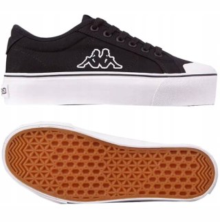 Kappa Boron Low Trampki Sneakersy Damskie Na Platformie Czarne