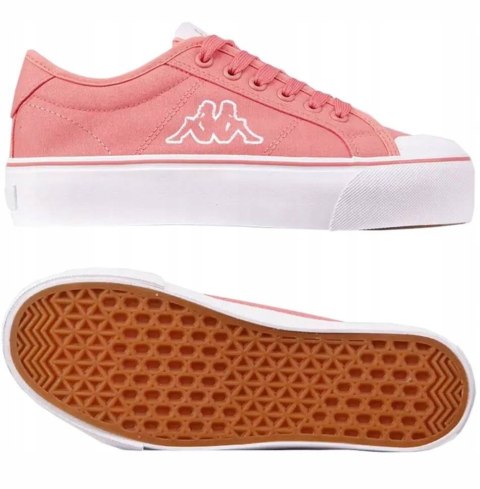 Kappa Boron Low Trampki Sneakersy Damskie Na Platformie Różowe Kappa Boron Low Trampki Sneakersy Damskie Na Platformie Różowe