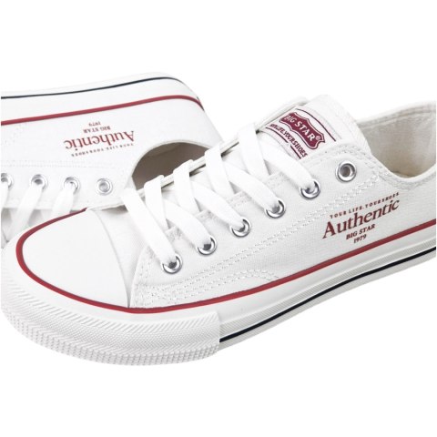 Big Star Białe Trampki Damskie Authentic NN274235 Big Star Białe Trampki Damskie Authentic NN274235